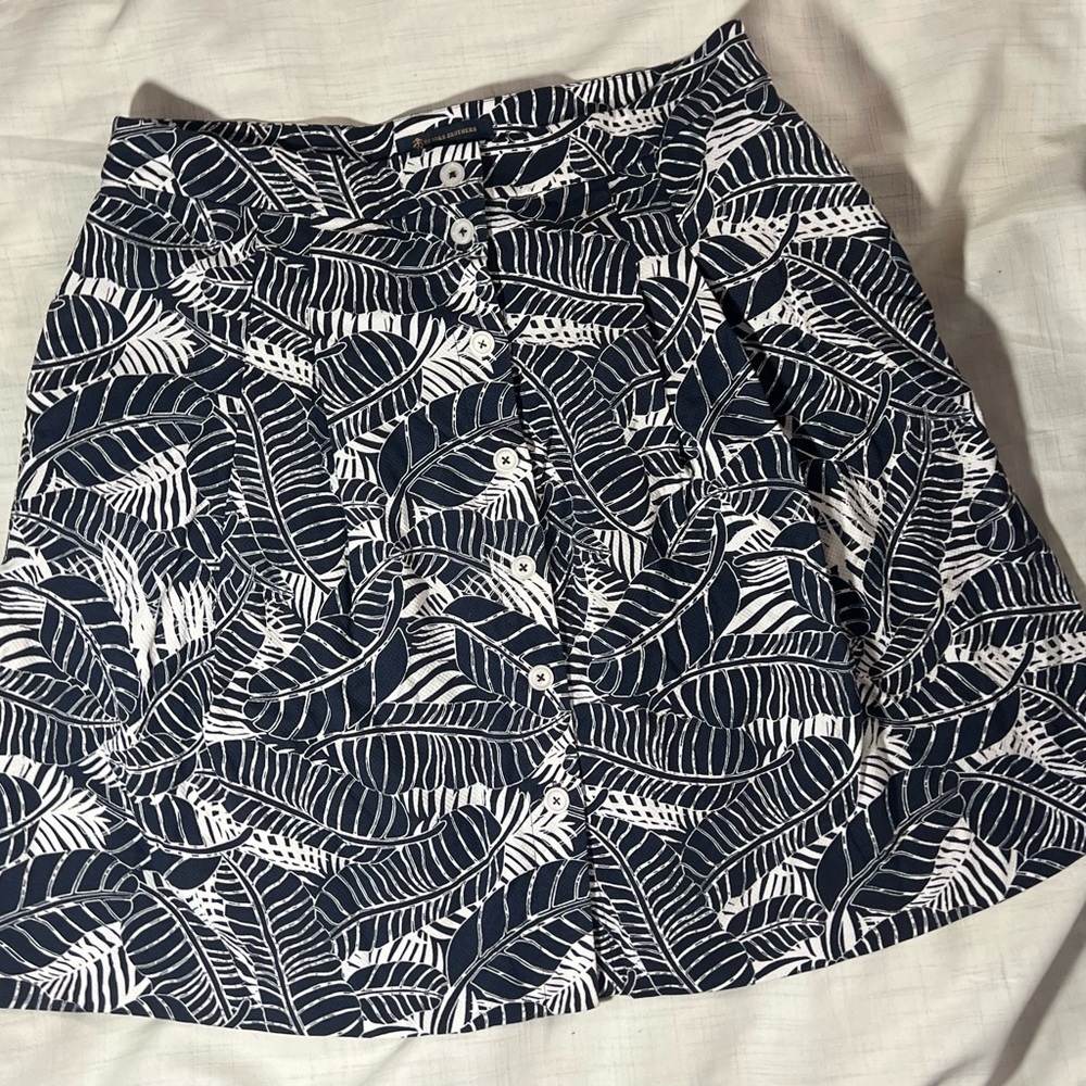 Brooks Brothers tropical pleat Aline skirt 12
